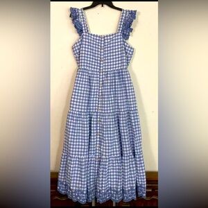 Blue Gingham Dress for women